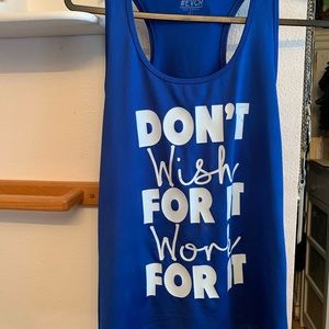 Women’s Work Out Tank Top Inspirational